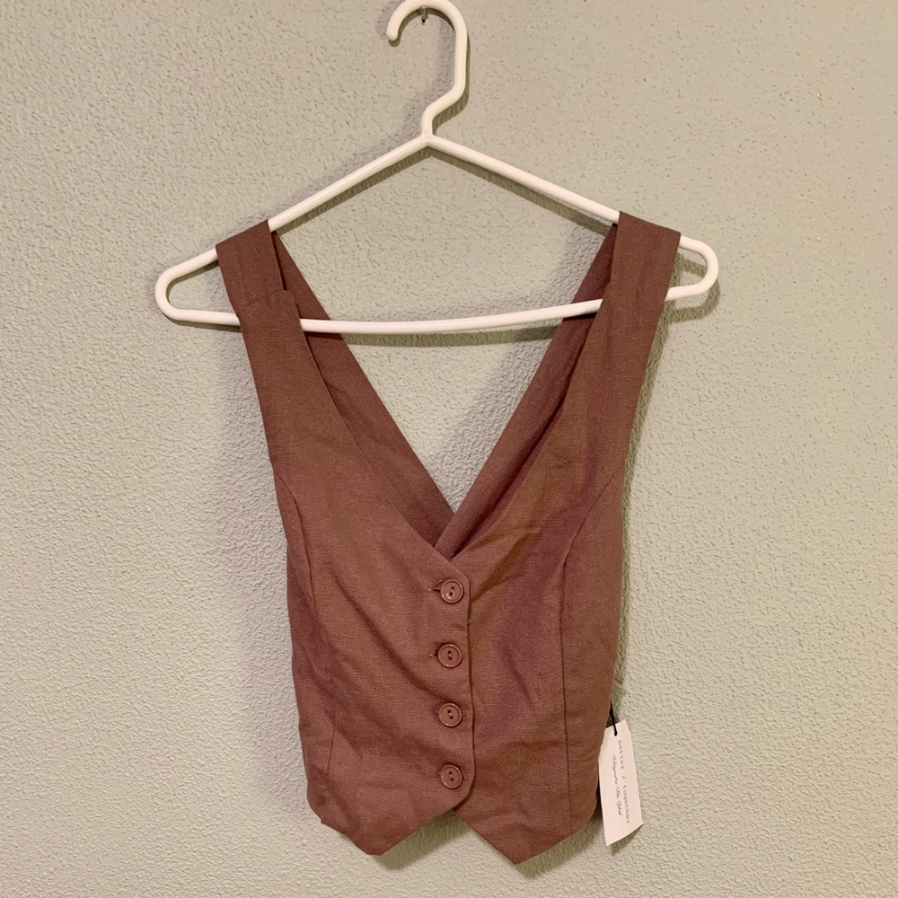 Better Together Taupe Vest